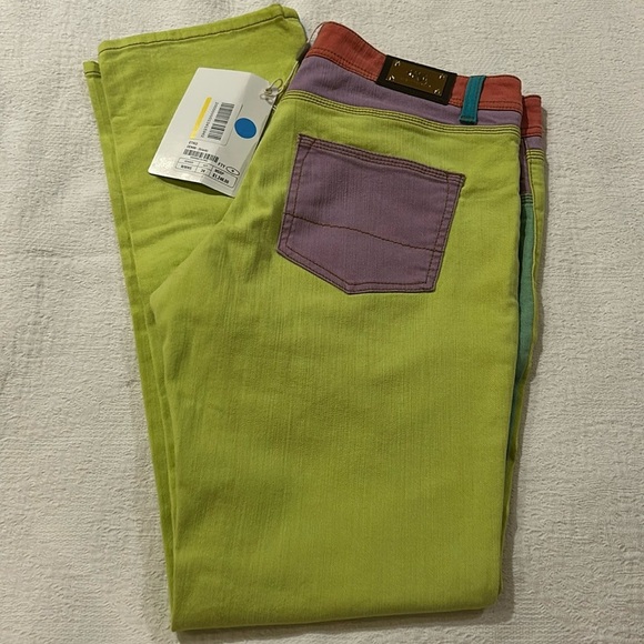 ETRO Boyfriend Multicolor Denim Jeans. NWT. 28 - Picture 3 of 12